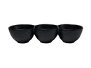 Maxwell & Williams Caviar Black Divided Serving Bowl Set 30x6.5cm