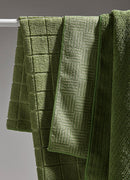 Ladelle Benson 4pk Microfibre Kitchen Towels - Blue - 43x68cm