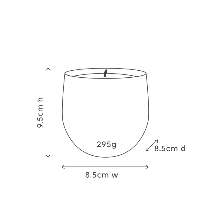 al.ive Blackcurrant & Caribbean Wood Soy Candle - 295g (Made in Australia)