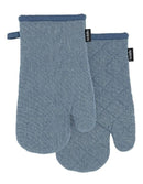 Ladelle Eco Recycled Blue 2pk Oven Mitt