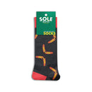 Boomerang Sole Mates Socks - Black