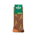 Kangaroo Sole Mates Socks - Brown