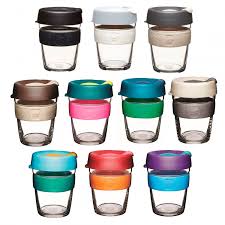 Brew Glass Coffee Cup Small Black 227ml/8oz - KeepCup