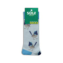 Blue Wren Sole Mates Socks - Blue