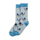 Blue Wren Sole Mates Socks - Blue