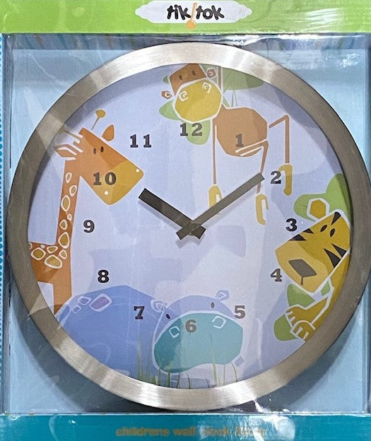 Childrens Wall Clock 30cm
