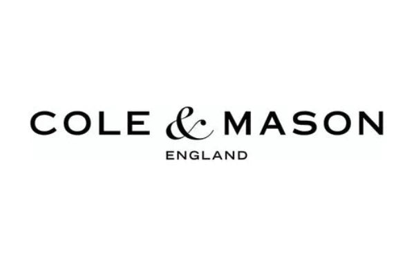 Cole & Mason London Salt and Pepper Mill Gift Set - White Gloss - 18cm