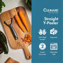 Culinare Straight Y-Peeler - Grey
