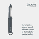 Culinare Swivel Peeler - Grey