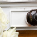 Soap Dispenser Dish - Ceramic - White - 17cm