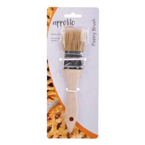 Appetito Wood Pastry Brush - 38mm Width