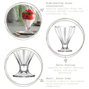 Lily Ice Cream Glasses 250ml - Set of 6 - LAV