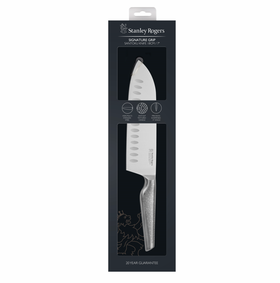 Stanley Rogers Signature Grip Santoku Knife - 18cm