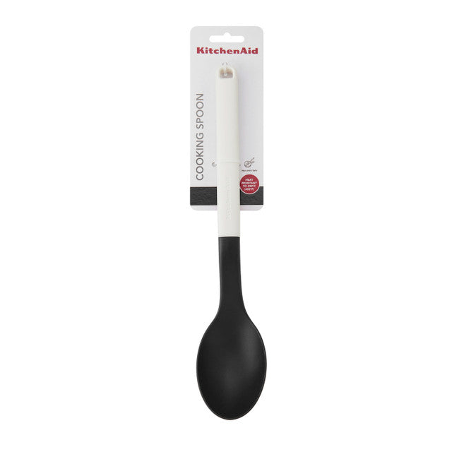 KitchenAid Cooking Spoon Porcelain White- 34cm