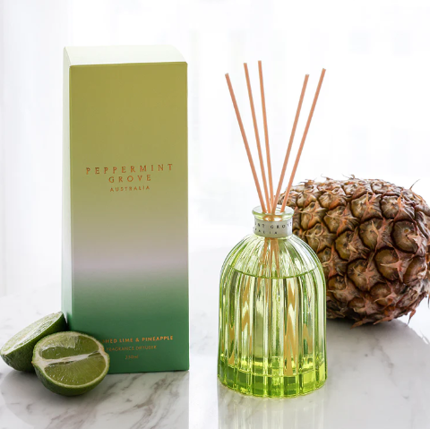 Peppermint Grove Australia - Crushed Lime & Pineapple Fragrance Diffuser - 350ml
