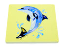 Maxwell & Williams Pete Cromer Ozzie Ocean Ceramic Square Coaster - Dolphin