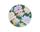 Maxwell & Williams Poppy Love Ceramic Round Cork Back Coaster - 10cm - Green