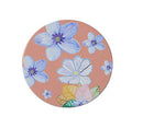 Maxwell & Williams Poppy Love Ceramic Round Cork Back Coaster - 10cm - Peach