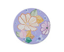 Maxwell & Williams Poppy Love Ceramic Round Cork Back Coaster - 10cm - Lilac