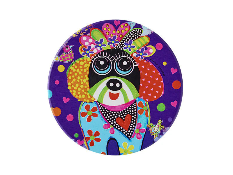 Maxwell & Williams Donna Sharam Kaleidoscope Ceramic Round Coaster 10cm - Bestie