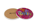 Maxwell & Williams Donna Sharam Kaleidoscope Ceramic Round Coaster 10cm - Buzz