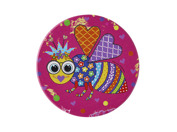 Maxwell & Williams Donna Sharam Kaleidoscope Ceramic Round Coaster 10cm - Buzz