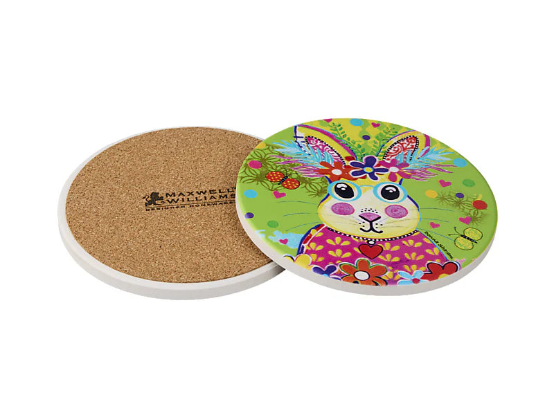 Maxwell & Williams Donna Sharam Kaleidoscope Ceramic Round Coaster 10cm - Roger