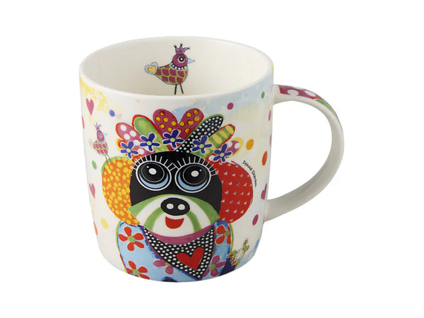 Maxwell & Williams Donna Sharam Kaleidoscope Mug 370ml - Bestie - Gift Box