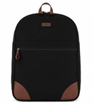 Pierre Cardin Men's Nomad Canvas Backpack 35 x 22 x 45 cm - Black