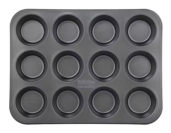 Maxwell & Williams BakerMaker Non-Stick 12 Cup Muffin/Cupcake Pan - Black
