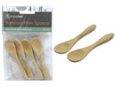 Krafters Korner Bamboo Mini Spoons Set of 4 - 9x2.1cm