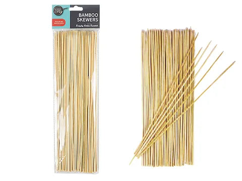 Top Chef Bamboo Skewers Pack of 100 - 29cm