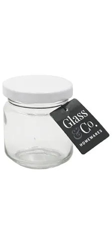 Glass Co. Cleo Round Glass Jar - 80ml