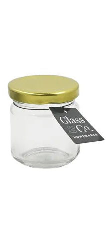 Glass Co. Cleo Round Glass Jar - 80ml