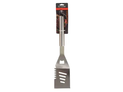 Top Chef BBQ Turner with Indents & Black Handle - 44.5 X 9cm