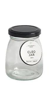 Glass Co. Cleo Milk Glass Jar - 200ml