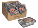 Top Chef Med Foil Container w/ Lid - PACK OF 10 - 25.8x19.4x5.7cm