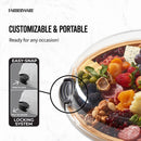 Farberware Build-a-Board Bamboo Round Snack Serving Board - 35.5cm