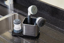 MasterCraft Soap Dispensing Palm Scrubbing Brush - Grey