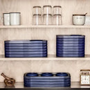 Madesmart® Dipware® Large Serving Tray With 3 Bowls - 39x25cm - Midnight Blue