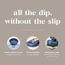 Madesmart® Dipware® Appetiser Tray With Bowl - 36x18cm - Midnight Blue