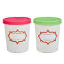 Avanti Round Ice Cream Tubs - Set of 2 - 950ml