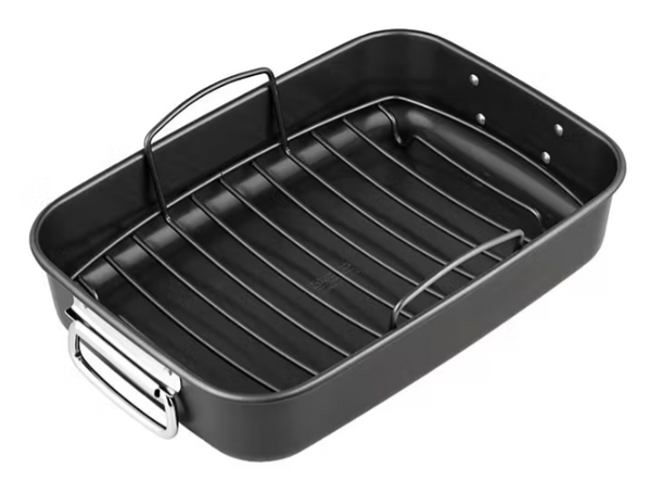 Maxwell & Williams BakerMaker Non-Stick Roaster With Rack - 38x26cm