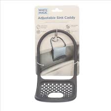 White Magic Sink Caddy Adjustable 11x26cm - Grey