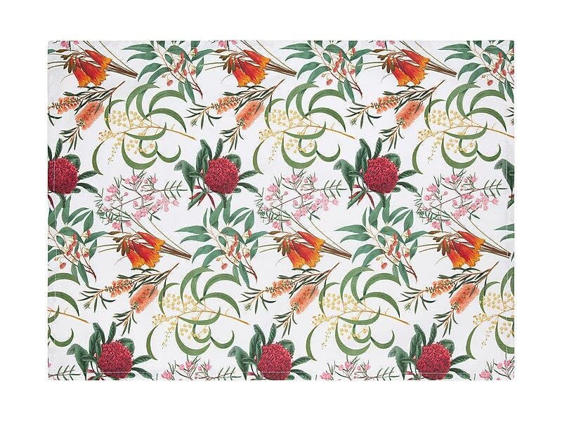 Maxwell & Williams Royal Botanic Gardens Botanic Tea Towel 50x70cm - Australian Botanics