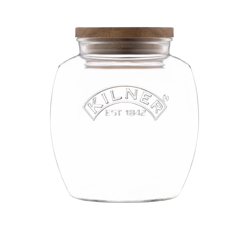 Kilner Universal Jar With Wooden Lid 2L