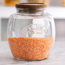 Kilner Universal Jar With Wooden Lid 2L