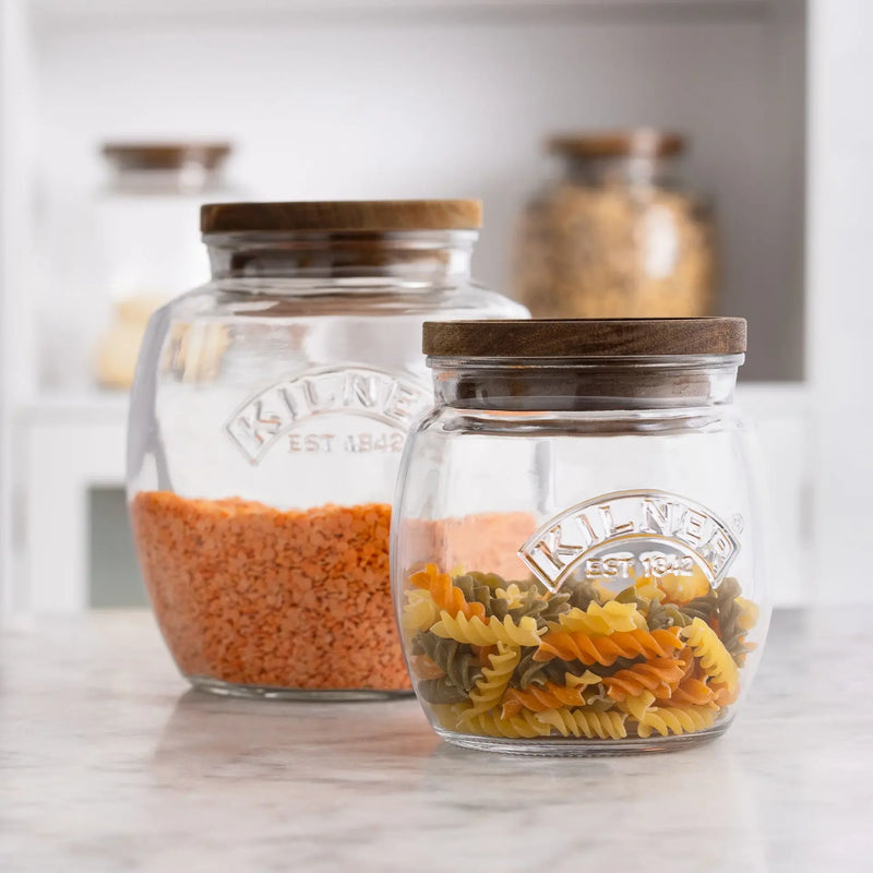 Kilner Universal Jar With Wooden Lid 2L