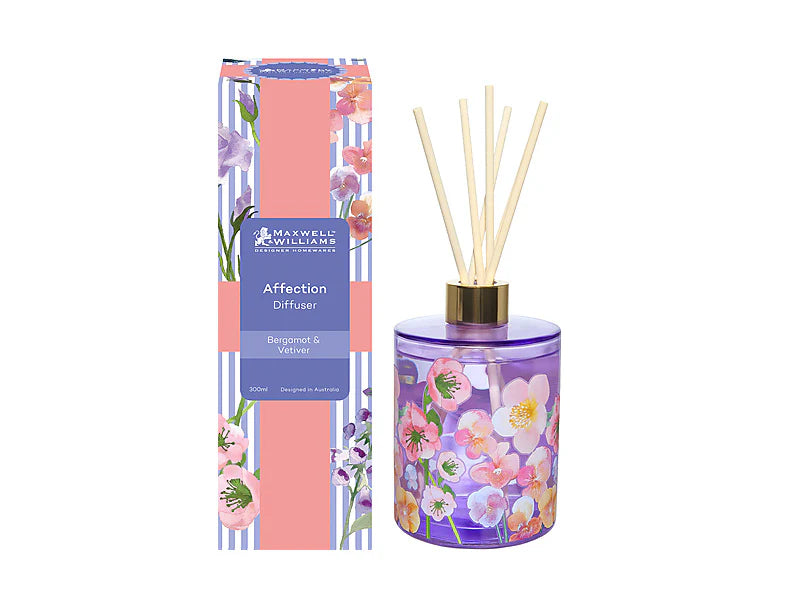 Maxwell & Williams Affection Diffuser Violet 300ml - Bergamot & Vetiver