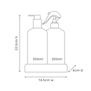 al.ive Kitchen Duo 300ml - Lemon Myrtle & Honeydew (Made in Australia)